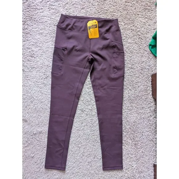 NWT Carhartt Force Fitted Lightweight Utility Legging S(4-6) Burgundy BN3609-W - Picture 5 of 8